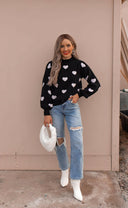 Heartfelt Bliss Sweater | S-XL-Sweaters-Rae Collective, Women's Online Fashion Boutique Located in Phoenix, Arizona (Scottsdale Area)