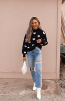 Heartfelt Bliss Sweater | S-XL-Sweaters-Rae Collective, Women's Online Fashion Boutique Located in Phoenix, Arizona (Scottsdale Area)