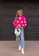 Oh My Heart Cuddly Soft Sweater | S-XL-Sweaters-Rae Collective, Women's Online Fashion Boutique Located in Phoenix, Arizona (Scottsdale Area)