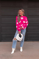 Oh My Heart Cuddly Soft Sweater | S-XL-Sweaters-Rae Collective, Women's Online Fashion Boutique Located in Phoenix, Arizona (Scottsdale Area)