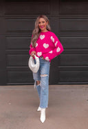 Oh My Heart Cuddly Soft Sweater | S-XL-Sweaters-Rae Collective, Women's Online Fashion Boutique Located in Phoenix, Arizona (Scottsdale Area)