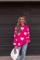 Oh My Heart Cuddly Soft Sweater | S-XL-Sweaters-Rae Collective, Women's Online Fashion Boutique Located in Phoenix, Arizona (Scottsdale Area)