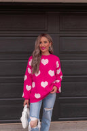Oh My Heart Cuddly Soft Sweater | S-XL-Sweaters-Rae Collective, Women's Online Fashion Boutique Located in Phoenix, Arizona (Scottsdale Area)