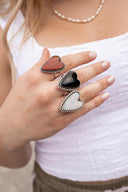Long Heart Sterling Silver Ring MADE TO ORDER-Statement Rings-Krush Kandy, Women's Online Fashion Boutique Located in Phoenix, Arizona (Scottsdale Area)