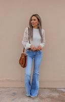 Sterling Silver Mixed Stone Fringe Earrings-Drop Earrings-Rae Collective, Women's Online Fashion Boutique Located in Phoenix, Arizona (Scottsdale Area)