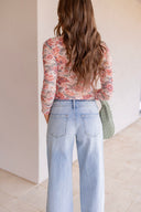 The Secret Garden Floral Mesh Top