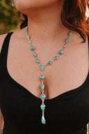 Hearts Galore Lariat Stone Necklace-Necklaces-Rae Collective, Women's Online Fashion Boutique Located in Phoenix, Arizona (Scottsdale Area)