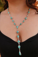 Hearts Galore Lariat Stone Necklace-Necklaces-Rae Collective, Women's Online Fashion Boutique Located in Phoenix, Arizona (Scottsdale Area)