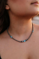 Golden Hills & Multi Desert Pearl Necklace-Chain Necklaces-Rae Collective, Women's Online Fashion Boutique Located in Phoenix, Arizona (Scottsdale Area)