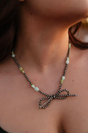 Paisley's Palomino Desert Bow Bliss Necklace-Chain Necklaces-Rae Collective, Women's Online Fashion Boutique Located in Phoenix, Arizona (Scottsdale Area)