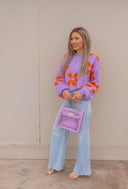Madeline Blooming Daisy Sweater | S-XL-Sweaters-Rae Collective, Women's Online Fashion Boutique Located in Phoenix, Arizona (Scottsdale Area)
