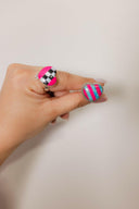 Kandy Stripe & Checkered Rings-Rings-Rae Collective, Women's Online Fashion Boutique Located in Phoenix, Arizona (Scottsdale Area)