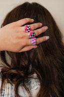 Kandy Stripe & Checkered Rings-Rings-Rae Collective, Women's Online Fashion Boutique Located in Phoenix, Arizona (Scottsdale Area)