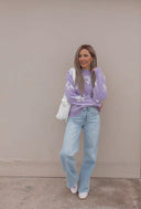 Georgia Daisy Spring Sweater | S-XL-Sweaters-Rae Collective, Women's Online Fashion Boutique Located in Phoenix, Arizona (Scottsdale Area)