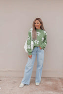 Georgia Daisy Spring Sweater | S-XL-Sweaters-Krush Kandy, Women's Online Fashion Boutique Located in Phoenix, Arizona (Scottsdale Area)