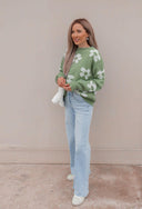 Georgia Daisy Spring Sweater | S-XL-Sweaters-Rae Collective, Women's Online Fashion Boutique Located in Phoenix, Arizona (Scottsdale Area)