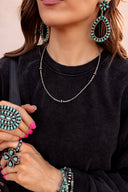 Midnight Saucer Desert Pearl Necklace s.no5