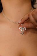 Krush Exclusive Bow Charm-Necklaces-Krush Kandy, Women's Online Fashion Boutique Located in Phoenix, Arizona (Scottsdale Area)