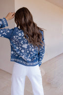 Boho Vacay Embroidered Button Blouse