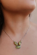 Clove Stone Slab Necklace-Chain Necklaces-Rae Collective, Women's Online Fashion Boutique Located in Phoenix, Arizona (Scottsdale Area)
