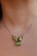 Clove Stone Slab Necklace-Chain Necklaces-Rae Collective, Women's Online Fashion Boutique Located in Phoenix, Arizona (Scottsdale Area)