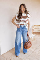 Kancan | The Skyrise High Rise Wide Leg Trouser Jean