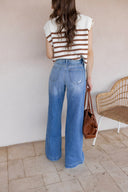 Kancan | The Skyrise High Rise Wide Leg Trouser Jean