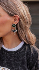 Give Em A Hand Jeweled Post Earrings-Stud Earrings-Krush Kandy, Women's Online Fashion Boutique Located in Phoenix, Arizona (Scottsdale Area)