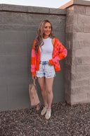 Double the Fun Checkered Print Cardigan-Sweaters-Krush Kandy, Women's Online Fashion Boutique Located in Phoenix, Arizona (Scottsdale Area)