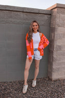 Double the Fun Checkered Print Cardigan-Sweaters-Krush Kandy, Women's Online Fashion Boutique Located in Phoenix, Arizona (Scottsdale Area)