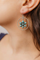 Floating Daisies Rope Stone Earrings-Stud Earrings-Krush Kandy, Women's Online Fashion Boutique Located in Phoenix, Arizona (Scottsdale Area)