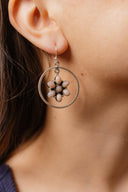 Floating Daisies Rope Stone Earrings-Stud Earrings-Krush Kandy, Women's Online Fashion Boutique Located in Phoenix, Arizona (Scottsdale Area)