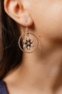 Floating Daisies Rope Stone Earrings-Stud Earrings-Krush Kandy, Women's Online Fashion Boutique Located in Phoenix, Arizona (Scottsdale Area)