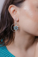 Floating Daisies Rope Stone Earrings-Stud Earrings-Krush Kandy, Women's Online Fashion Boutique Located in Phoenix, Arizona (Scottsdale Area)