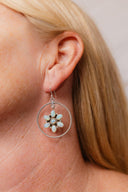 Floating Daisies Rope Stone Earrings-Stud Earrings-Krush Kandy, Women's Online Fashion Boutique Located in Phoenix, Arizona (Scottsdale Area)