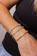Simple Statement Stone Bracelet-Bracelets-Rae Collective, Women's Online Fashion Boutique Located in Phoenix, Arizona (Scottsdale Area)