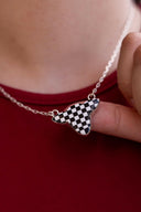 Belle's Bliss Checkered Necklaces-Necklaces-Krush Kandy, Women's Online Fashion Boutique Located in Phoenix, Arizona (Scottsdale Area)