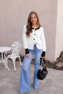 The Signature Twisted Seam Wide Leg Jeans