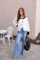 The Signature Twisted Seam Wide Leg Jeans
