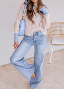 The Flirt Fit Full Length Straight Denim Jeans | 2 Washes