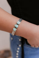 Mine 8 Stamped Cuff-Bracelets-Rae Collective, Women's Online Fashion Boutique Located in Phoenix, Arizona (Scottsdale Area)