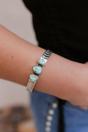 Mine 8 Stamped Cuff-Bracelets-Rae Collective, Women's Online Fashion Boutique Located in Phoenix, Arizona (Scottsdale Area)