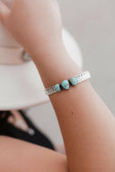Mine 8 Stamped Cuff-Bracelets-Rae Collective, Women's Online Fashion Boutique Located in Phoenix, Arizona (Scottsdale Area)