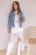 Tell Me About It Studded Jean Jacket