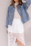 Tell Me About It Studded Jean Jacket