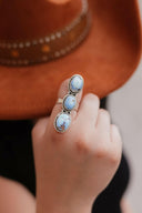 Golden Hills Three Stone Crawler-Crawler Rings-Rae Collective, Women's Online Fashion Boutique Located in Phoenix, Arizona (Scottsdale Area)