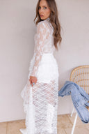 Chic Lace Mesh Top