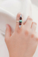 Amber, Turquoise & CZ Crawler-Crawler Rings-Rae Collective, Women's Online Fashion Boutique Located in Phoenix, Arizona (Scottsdale Area)