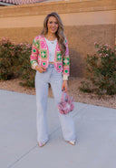 Jade Crochet Lace Cardigan-Cardigans-Rae Collective, Women's Online Fashion Boutique Located in Phoenix, Arizona (Scottsdale Area)