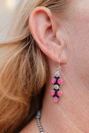 Opal & Crystal Stone Earrings-Drop Earrings-Rae Collective, Women's Online Fashion Boutique Located in Phoenix, Arizona (Scottsdale Area)